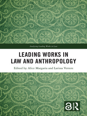 cover image of Leading Works in Law and Anthropology
